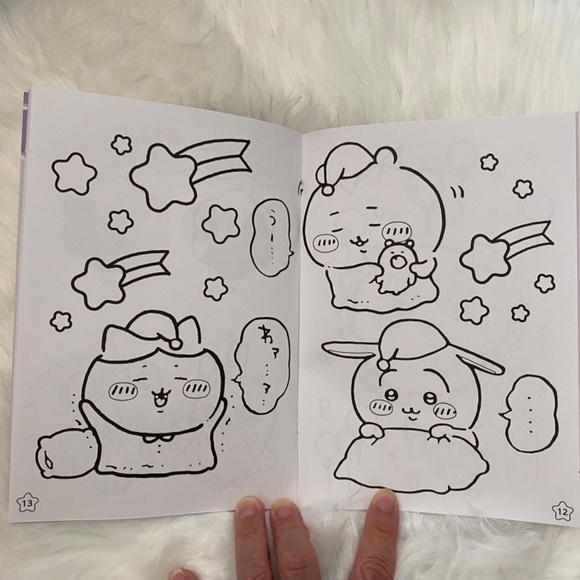 Cute Coloring Book From Japan. Multicolors. Animal Print - Picture 4 of 5